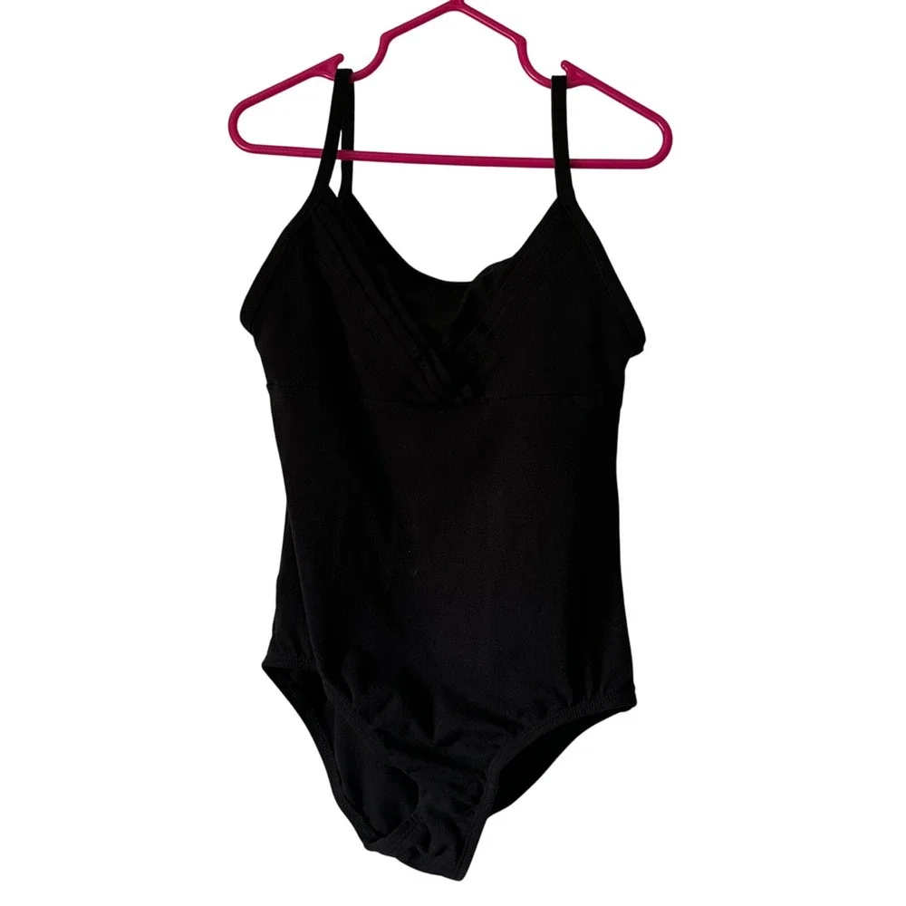 Cat & Jack Black Leotard Kids' Dance Gymnastics Ballet Size‎ M (7/8)